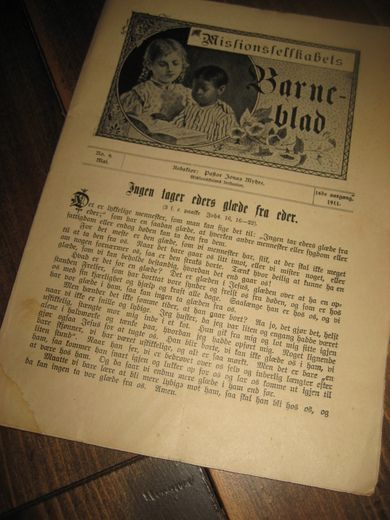 1911 nr 009 Missionsselskabets Barneblad