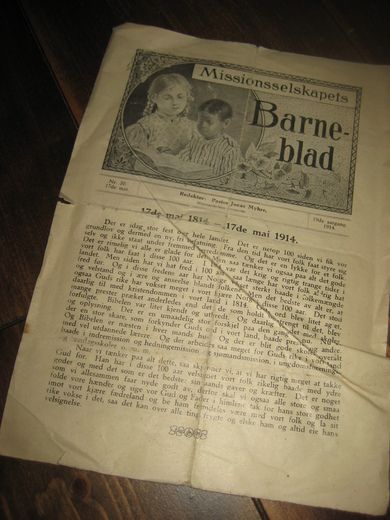 1914 nr 020 Missionsselskabets Barneblad