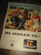 Helsides annonse fra DEN NORSKE BRYGGERIFORRENING. 60 tallet.