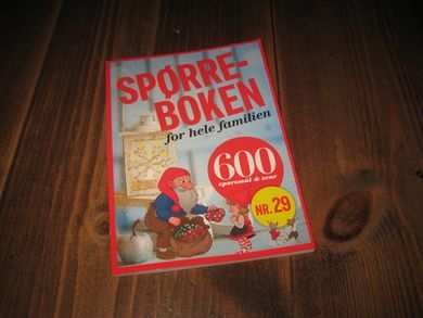 SPØRREBOKEN for hele familien. Nr 29. 2017.