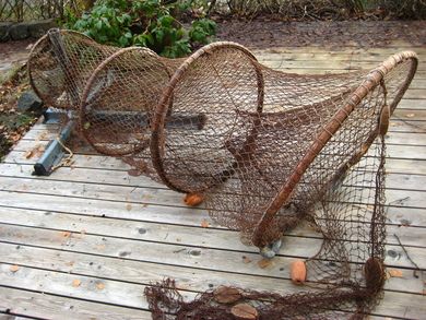 Fiskeruse fra forige århundreskifte Meget godt bevart trass sin høge alder