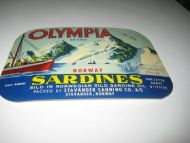 OLYMPIA BRAND, fra STAVANGER CANNING CO, STAVANGER