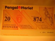 1987 trekning 874 Nr 0948464