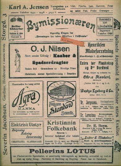 1913 nr 038 Bymissionæren