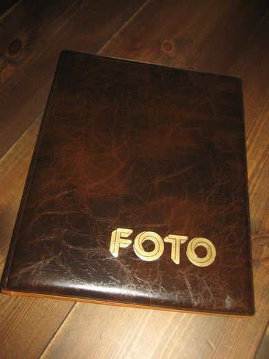 FOTO album med innleggslommer for bilder 70 tallet