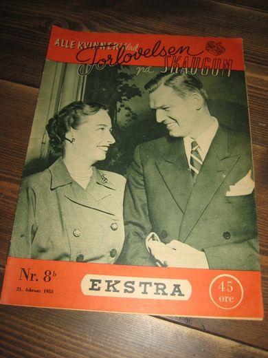 1953 nr 008 b Forlovelsen på Skaugum ALLE KVINNERS blad