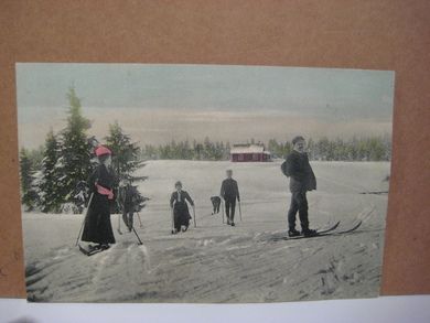 Meget pent kort fra GUKILDS KUNSTFORLAG KRISTIANIA Nr 155