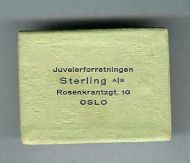 Eske fra Juvelerforretningen Sterling, Rosenkrantzgt 10, Oslo