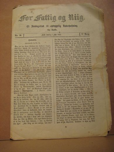 1862,nr 010, For Fattig og Riig.