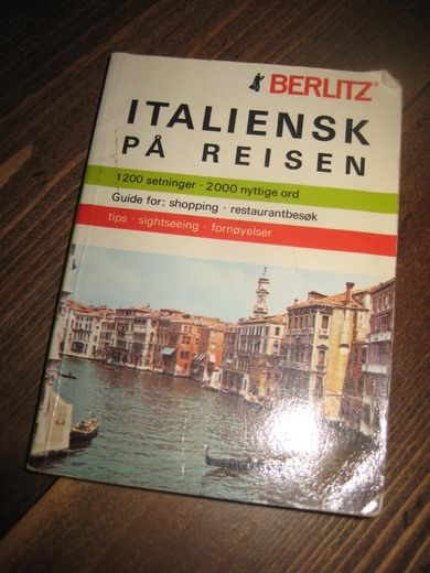 ITALIENSK PÅ REISEN 1984