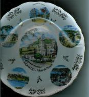 MONACO- Palais du Prince pyntetallerken i porselen