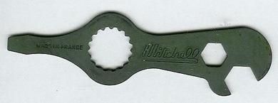 Lite og nett verktøy med reklame for Mitchell