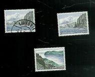 Serie på 3 merker fra 1975.