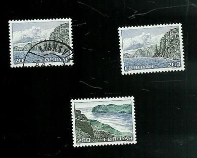 Serie på 3 merker fra 1975.
