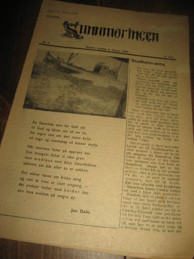 1949 nr 005 Sunnmøringen 5 februar