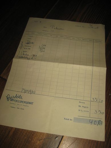 Bardøla HØYFJELLSPENSJONAT Geilo 1956