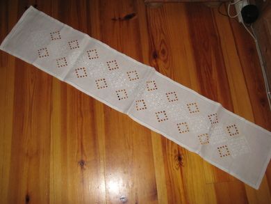 Brodert løper 128*23 cm stor noe for deg?