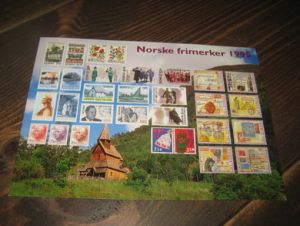 1995, Norske frimerker. Utgitt av postverket. FT61/1995.