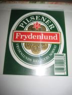 PILSNER FRA FRYDENLUND BRYGGERI 70 tallet