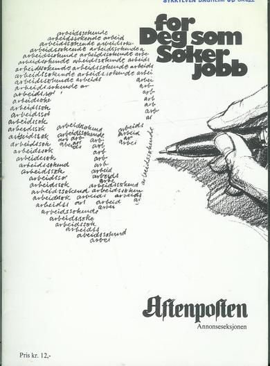 For deg som søker jobb. 1981.