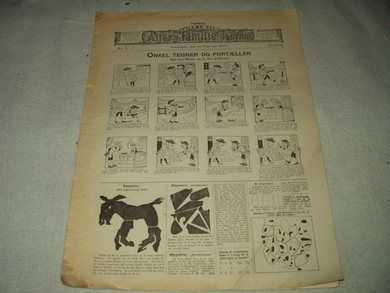 1906 nr 006 Første tillæg til Allers Familie Journal ONKEL TEGNER OG FORTELLER På baksida: Abernes konge