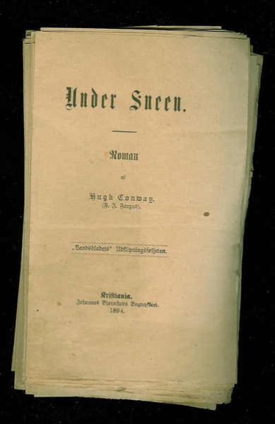 Hugh Conway: Under Sneen. 1894