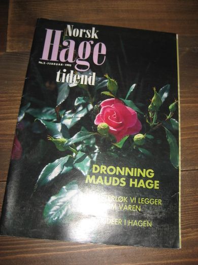 1995 nr 002 NORSK HAGE TIDEND