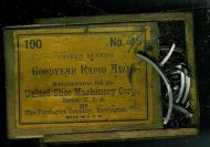 Treeske med noe innhold fra United Shoe Maschinery Corp Boston USA