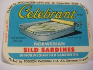 Celebrant, fra  Tonson Packing Co, Stavanger.