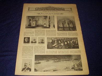 1904 nr 002 Tilæg fra Alleras Familie Journal NYT FRA ALLE LANDE