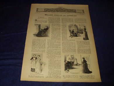 1904 nr 038 Tilæg til Allers Familie Journal MELLEM VIRKELIGT OG UVIRKELIGT