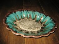SPECTRO ovalt  fat, meget pent, men med bitte lite, ubetydlig nugg. 60 tallet. Ca 32 cm i diameter. 
