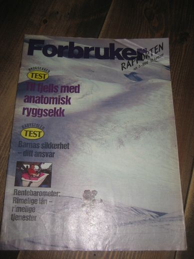 1991 nr 003 Forbruker RAPPORTEN