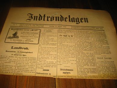 1916 nr 007 Indtrøndelagen