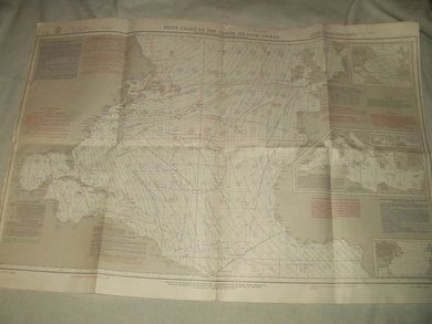 PILOT CHART OF THE NORTH ATLANTIC OCEAN 1955
