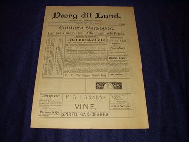 1899 nr 011 Værg dit Land