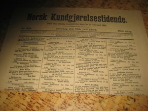 1908,nr 225, Norsk Kundgjørelsestidende.