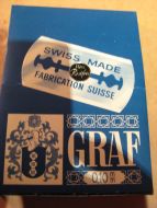 Eske uten innhold, GRAF barberblader.