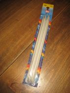 Uåpna pakke strikkepinner PYM 6 MM 20 CM 70-80 tallet