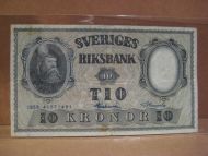 1959 41571491,                               10 KRONOR, pen med brett