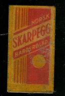 NORSK SKARPEGG BARBERBLAD
