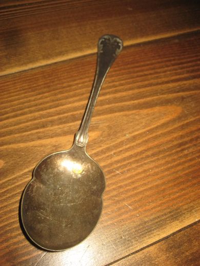 Stor gammel skei 40 tallet ca 22 cm lang