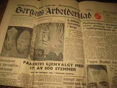 1950 nr 040 16 februar Bergens Arbeiderblad