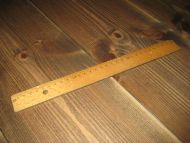 Eldre linjal 30 cm lang