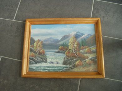 Naturbilde fra Hølleland 1951