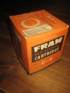 Upna eske med ubrukt innhold FRAM C-4 REPLACEMENT CARTRIDGE Fra Great Britain 60 tallet