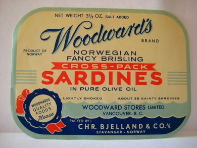 Woodward's SARDINES.