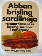 Abban brisling sardiineja.