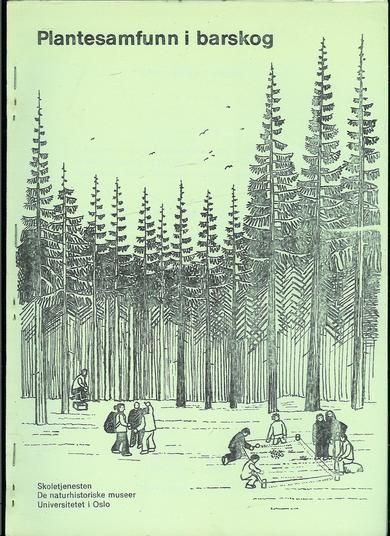 Plantesamfunn i barskog.