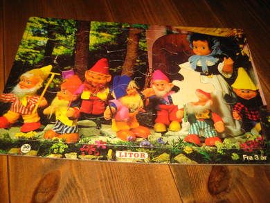 LITOR puslespill, i papp , 1978. Dette er nr 3